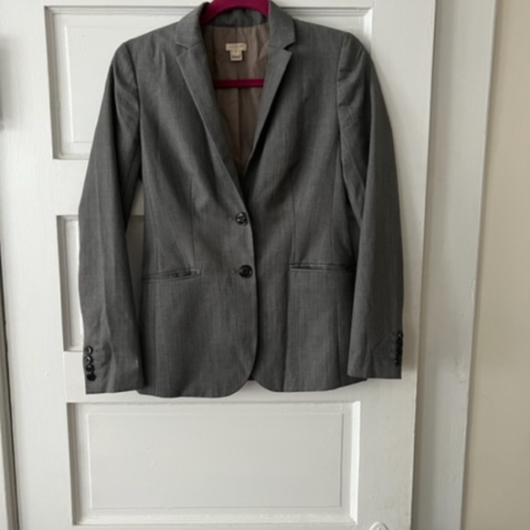 J Crew Grey smart suit set size 0 - Picture 5 of 6